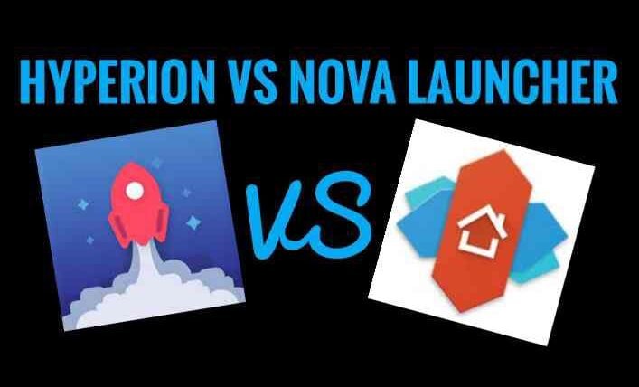 Hyperion Launcher vs Nova Launcher