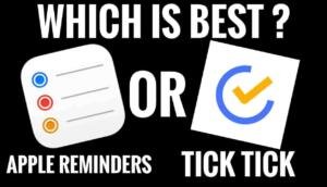 Tick Tick best alternative of Apple reminders